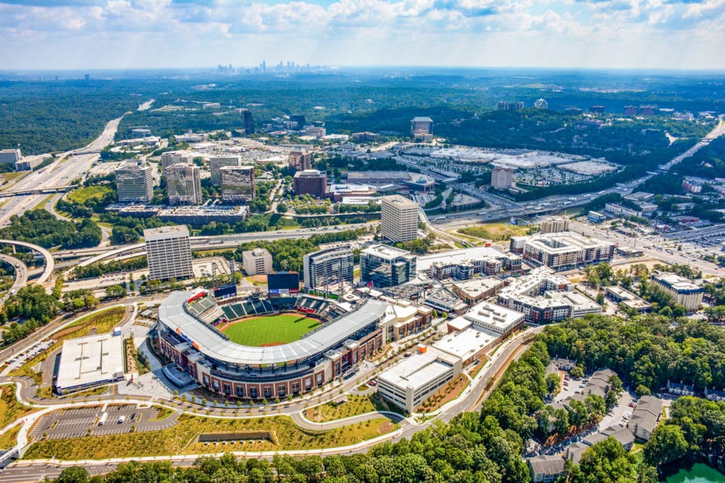 SunTrust Park Aerial View - Aerial Innovations Southeast