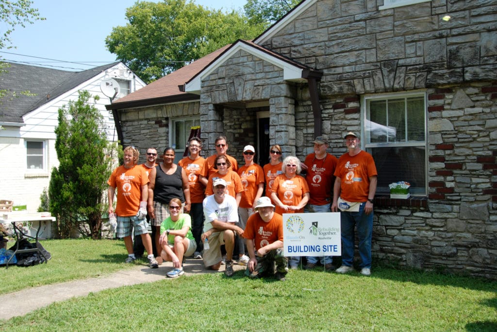 Aerial Innovations Team lending a helping hand after the Nashville flood in 2009