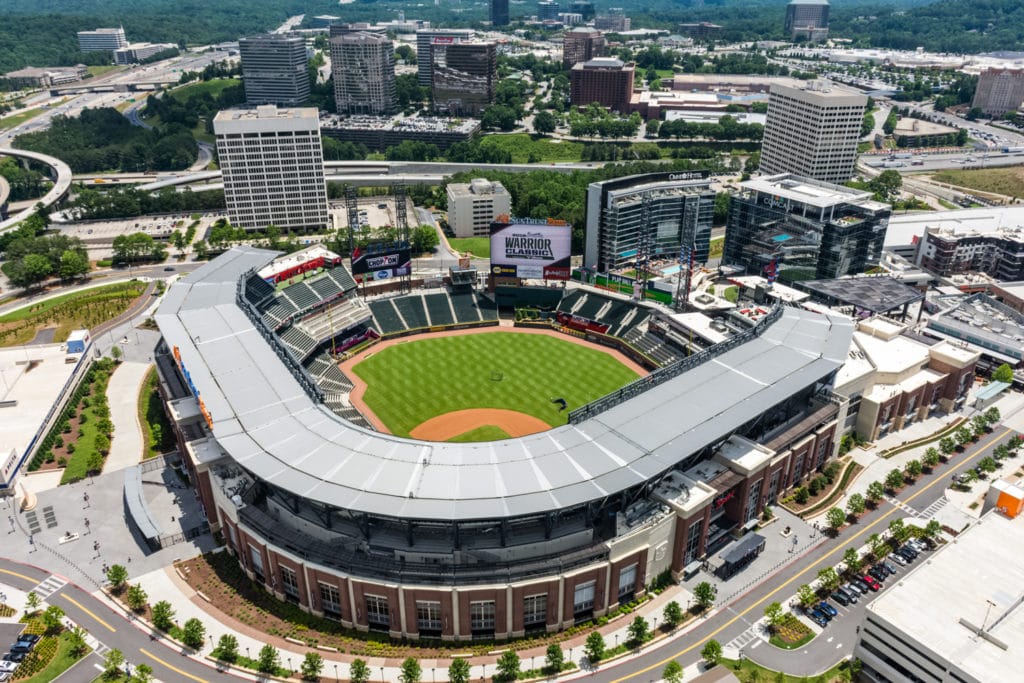 SunTrust Park in Atlanta, GA - Aerial Photography