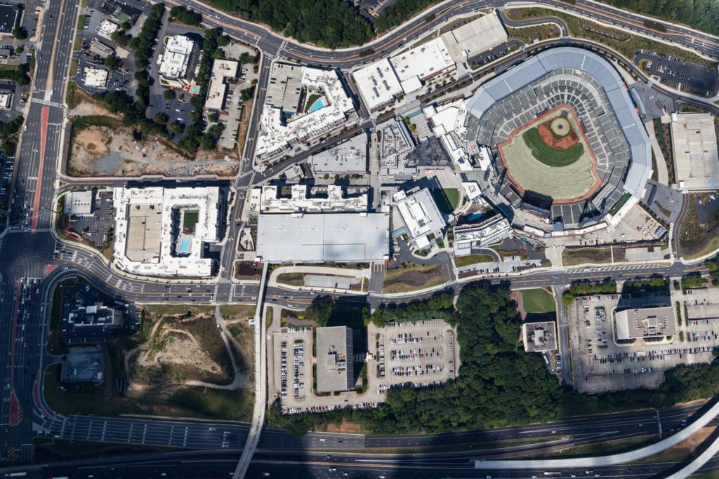 Bird's Eye View of SunTrust Park in Atlanta, GA