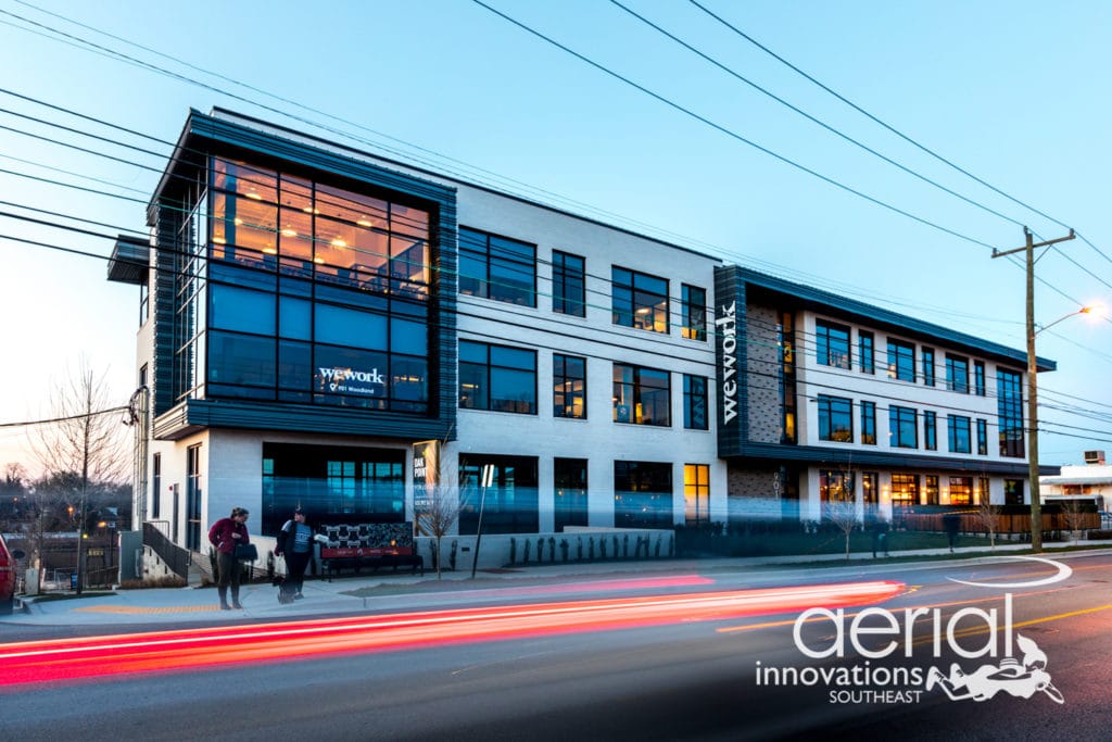 The Wabash in Nashville, TN - exterior photograph by Aerial Innovations Southeast